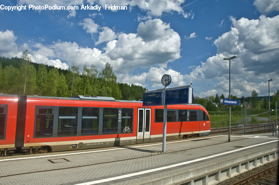 Train, Vehicle, Rail, Streetcar, Tram, Trolley, Engine