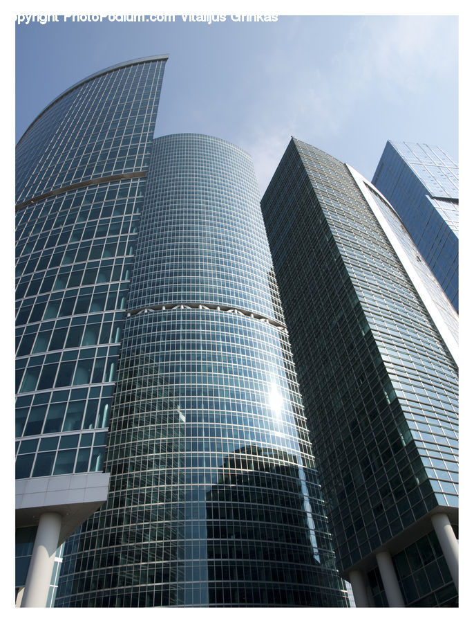 Architecture, City, Downtown, High Rise, Skyscraper, Building, Housing