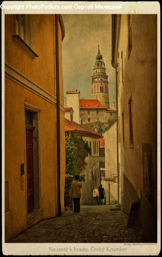 Alley, Alleyway, Road, Street, Town, Corridor, Patio