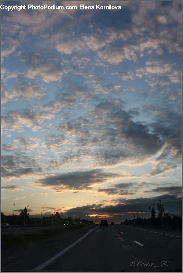 Dusk, Outdoors, Sky, Sunlight, Sunrise, Sunset, Azure Sky