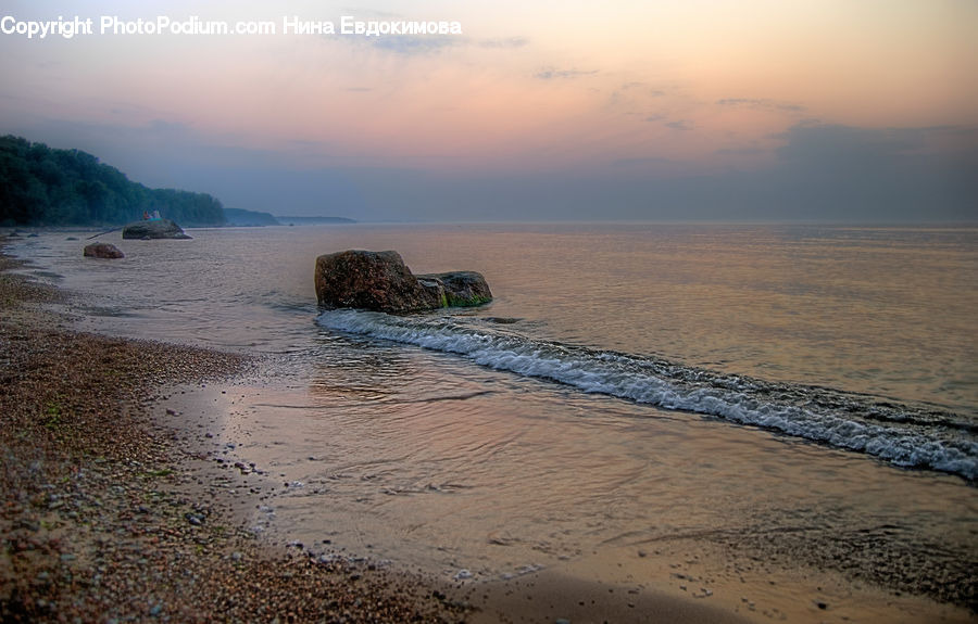 Beach, Coast, Outdoors, Sea, Water, Rock, Sea Waves