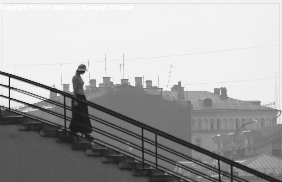 Dock, Pier, Hardhat, Hat, Helmet, City, Downtown