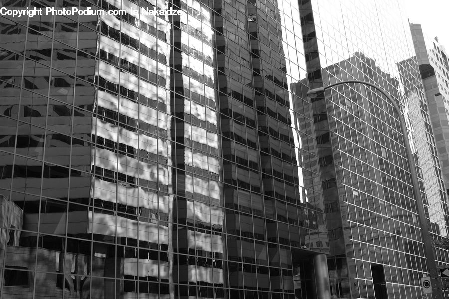 Architecture, City, Downtown, High Rise, Skyscraper, Parking, Parking Lot