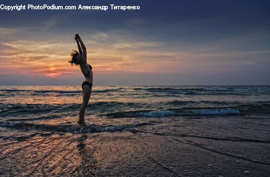 Beach, Coast, Outdoors, Sea, Water, Leisure Activities, Horizon