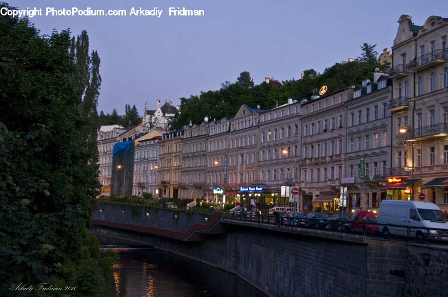 Canal, Outdoors, River, Water, Apartment Building, Building, High Rise