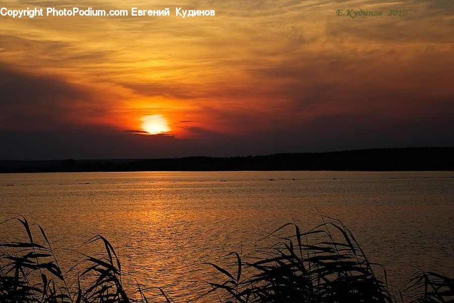 Dawn, Dusk, Red Sky, Sky, Sunrise, Sunset, Outdoors