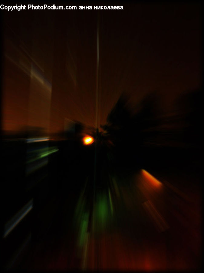 Flare, Light, Freeway, Road, City, Downtown, Metropolis