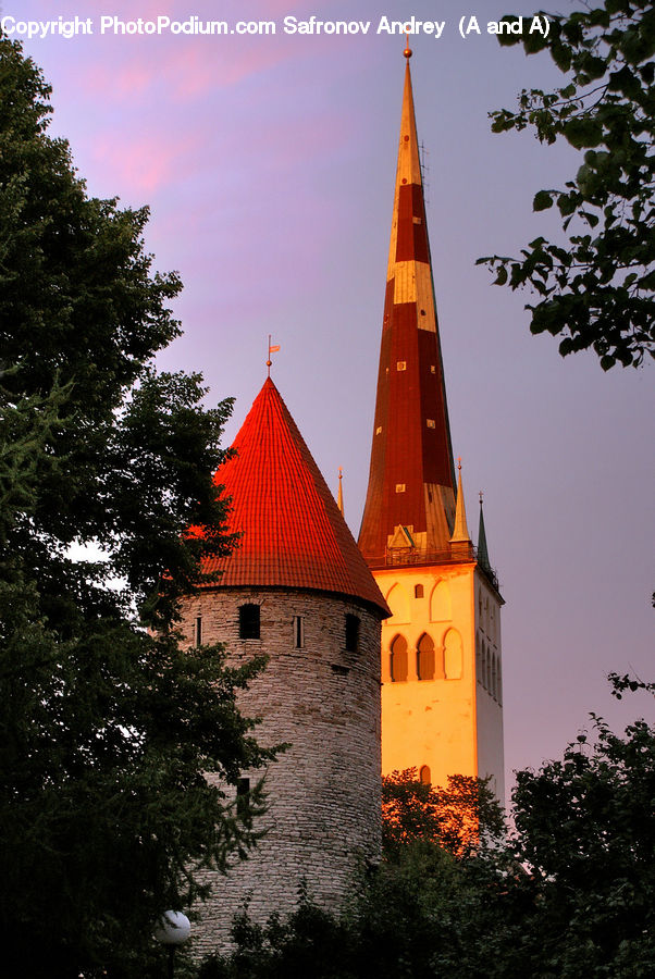 Architecture, Spire, Steeple, Tower, Bell Tower, Clock Tower, Beacon