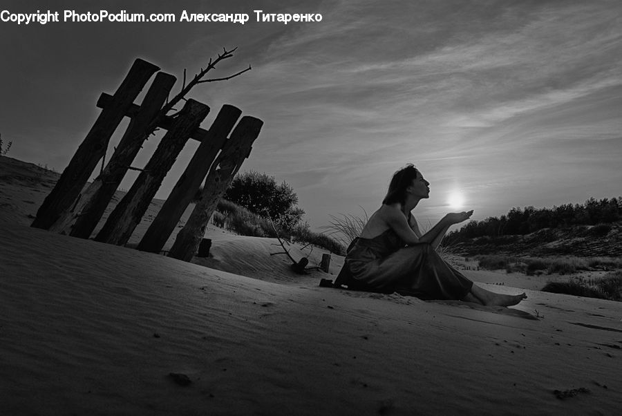 People, Person, Human, Bench, Outdoors, Sand, Soil
