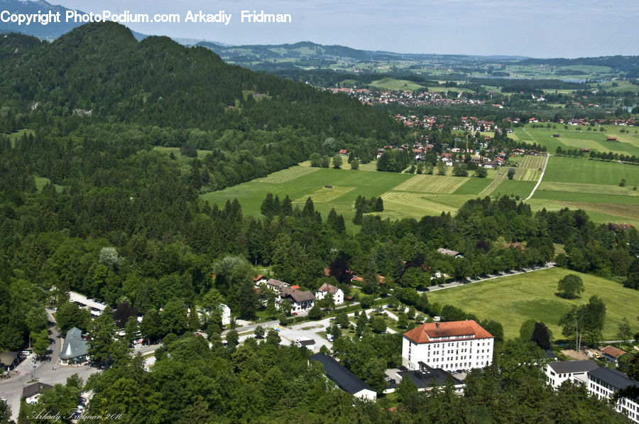 Aerial View, Architecture, Housing, Monastery, Building, Downtown, Town