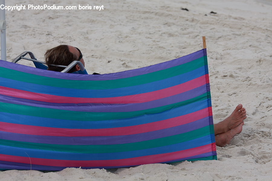 Beach, Coast, Outdoors, Sea, Water, Furniture, Hammock