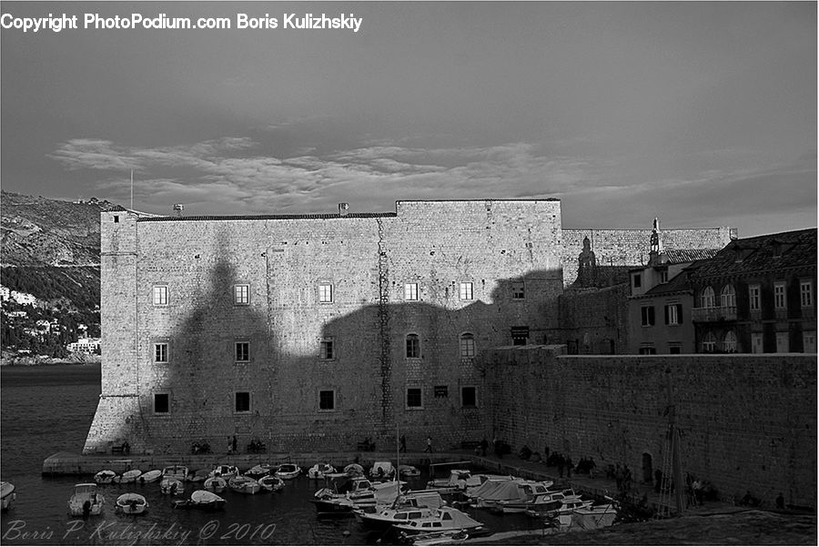 Architecture, Castle, Fort, Brick, Building, Downtown, Town