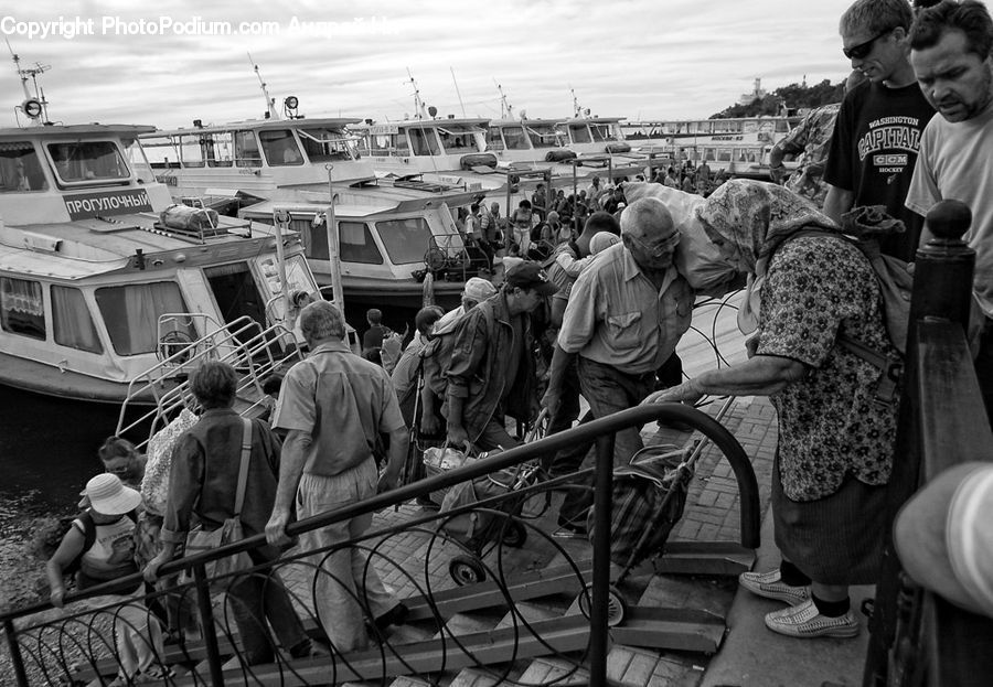 People, Person, Human, Bicycle, Bike, Vehicle, Boat