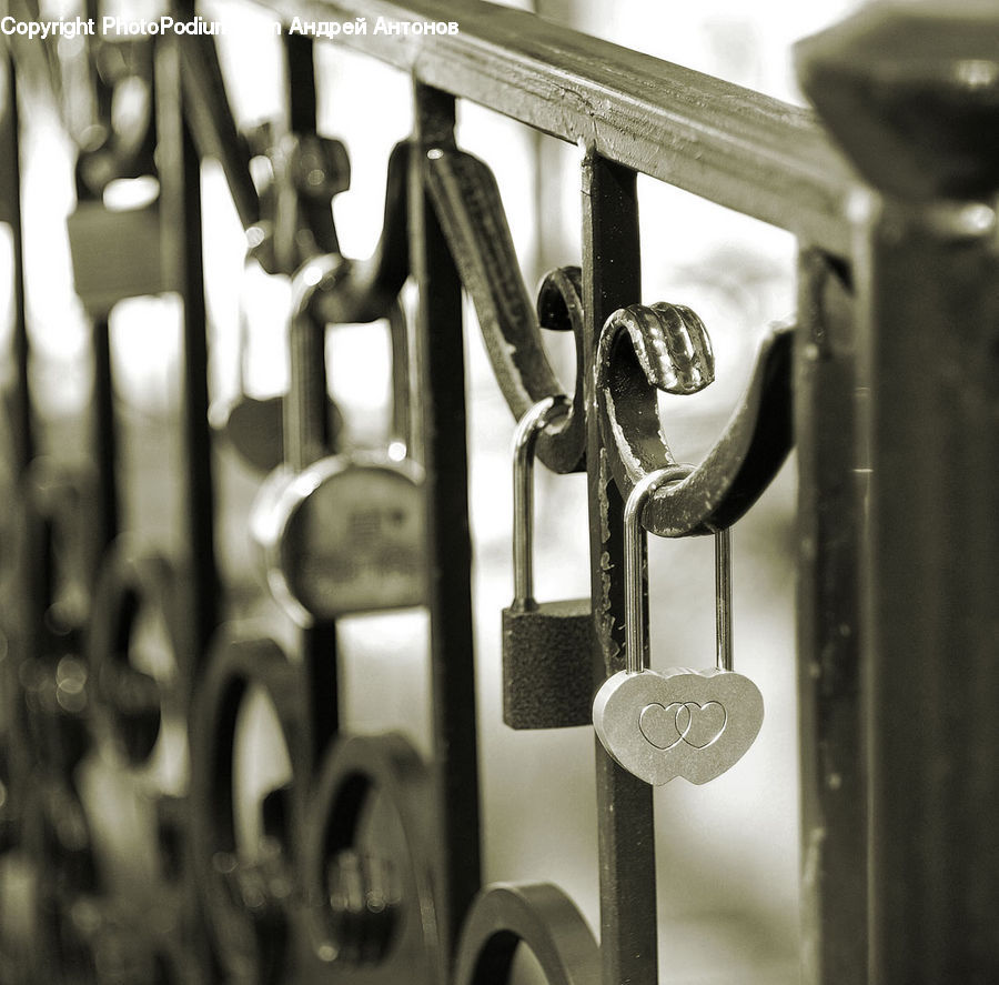 Chair, Furniture, Key, Head, Portrait, Banister, Handrail