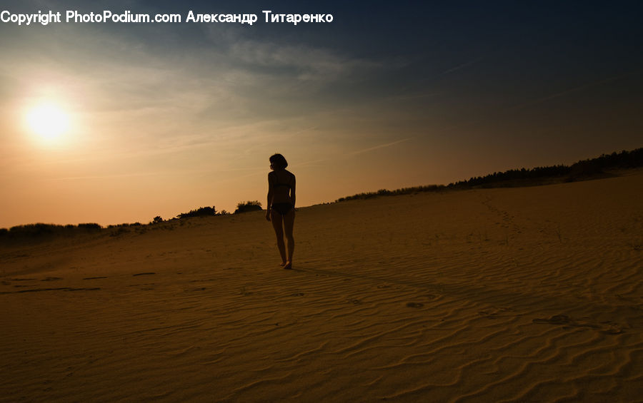 Desert, Outdoors, Exercise, Fitness, Jogging, Leisure Activities, Walking