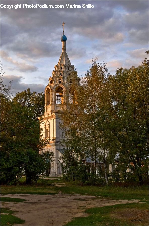 Architecture, Bell Tower, Clock Tower, Tower, Church, Worship, Forest