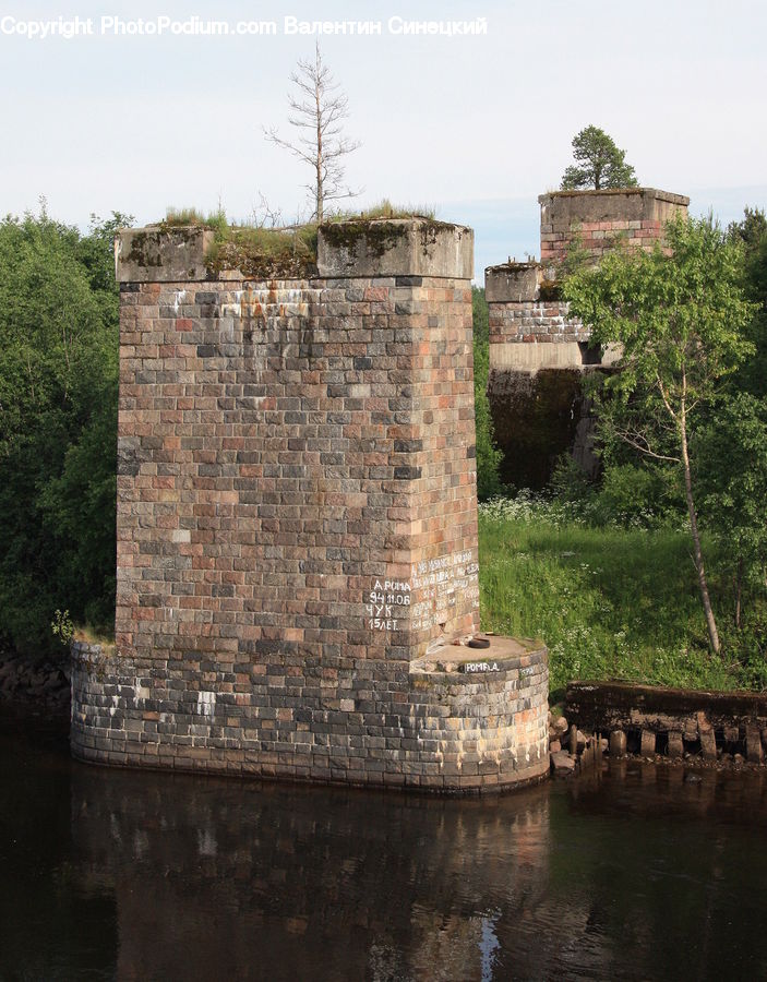Castle, Ditch, Fort, Moat, Architecture, Countryside, Outdoors