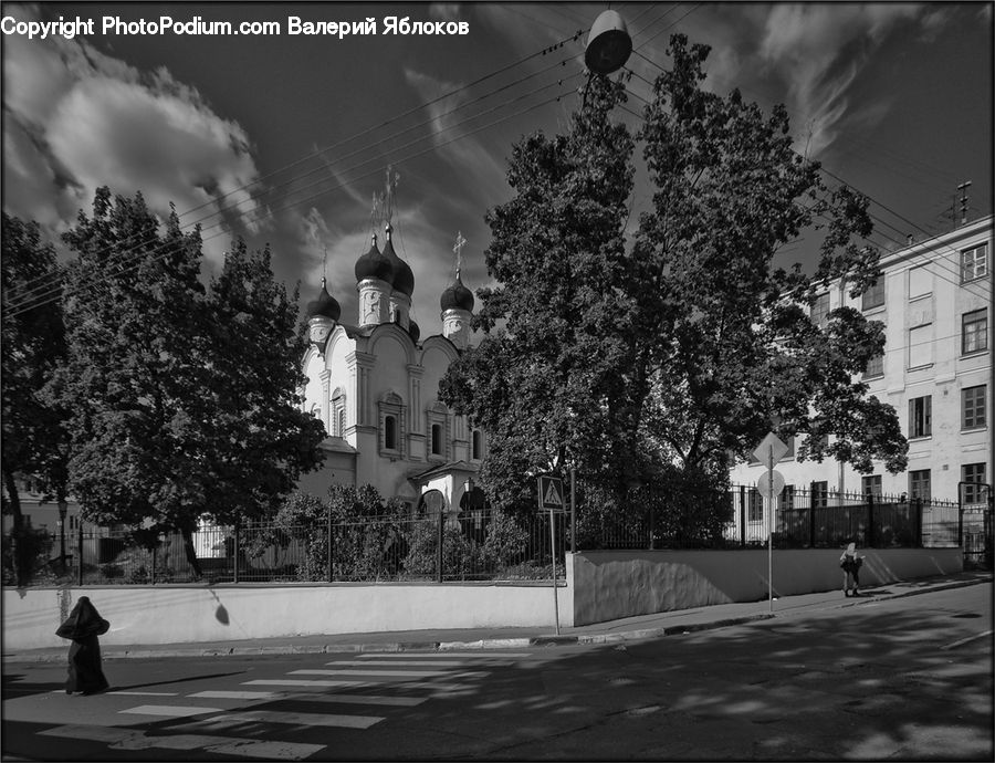 Architecture, Church, Worship, Housing, Monastery, Downtown, Plaza
