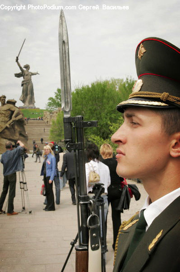 People, Person, Human, Art, Sculpture, Statue, Cap