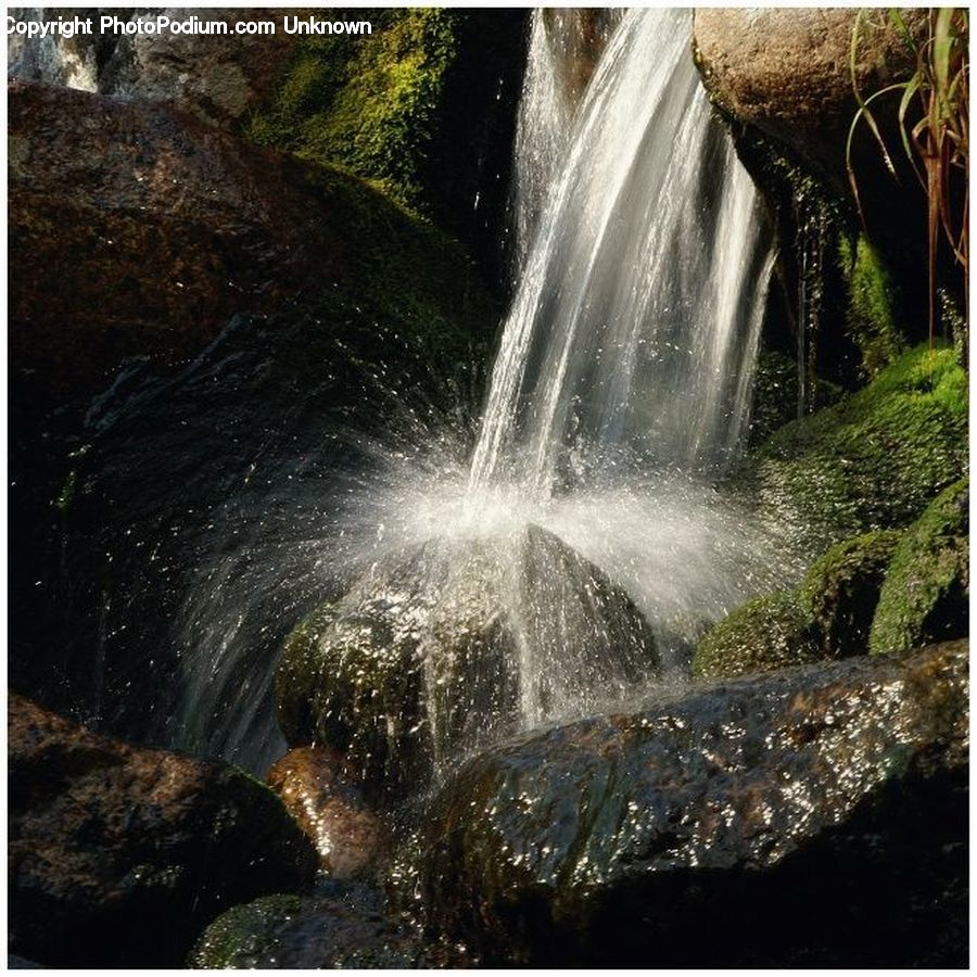 Outdoors, River, Water, Waterfall, Fountain, Forest, Jungle