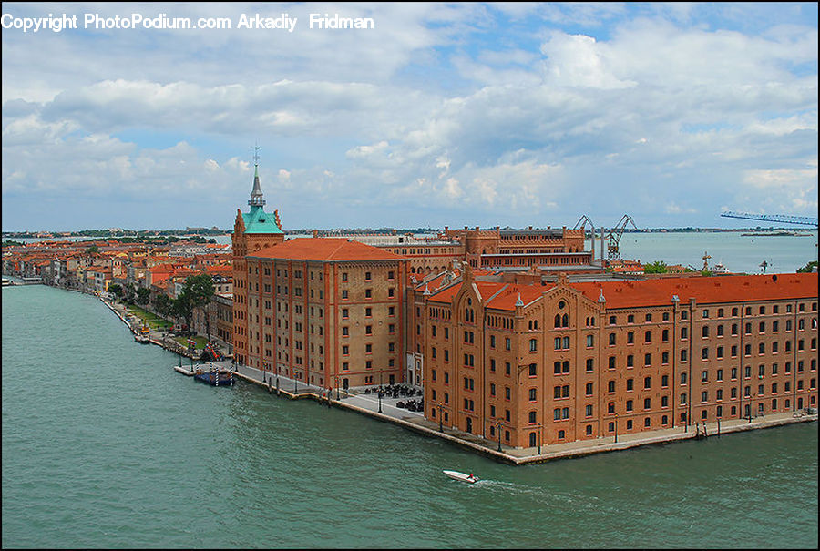 Ferry, Freighter, Ship, Tanker, Vessel, Building, Office Building