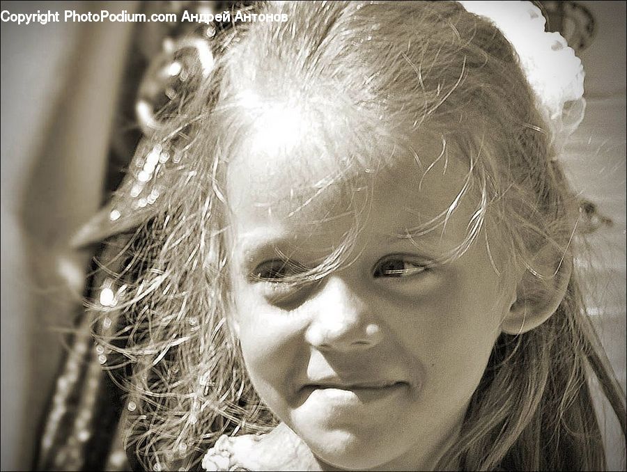 Blonde, Female, Person, Woman, Face, Girl