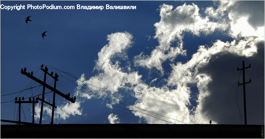 Azure Sky, Cloud, Outdoors, Sky, Cumulus