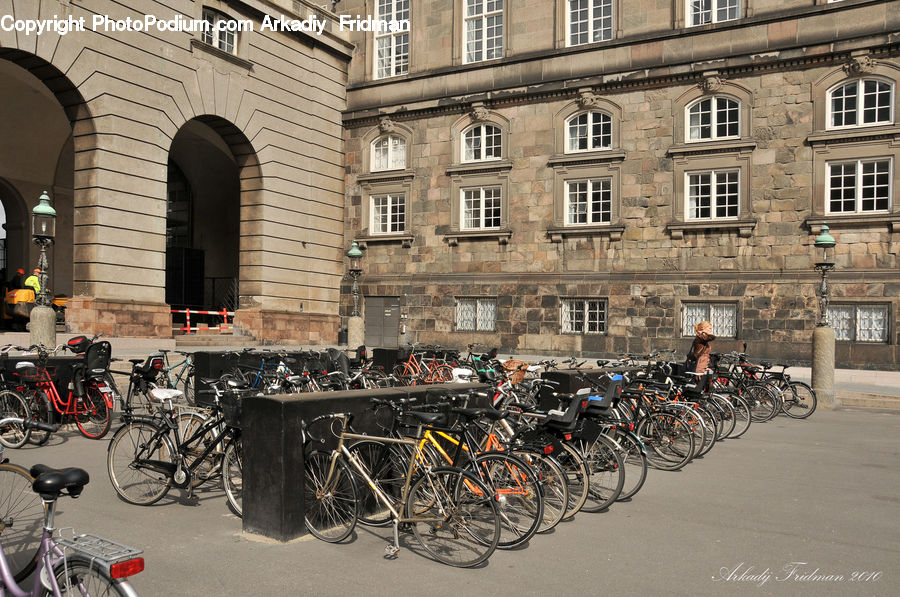 Bicycle, Bike, Vehicle, Arch, Carriage, Horse Cart, Cyclist