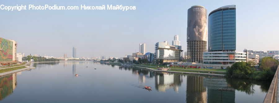 Canal, Outdoors, River, Water, City, Downtown, Metropolis