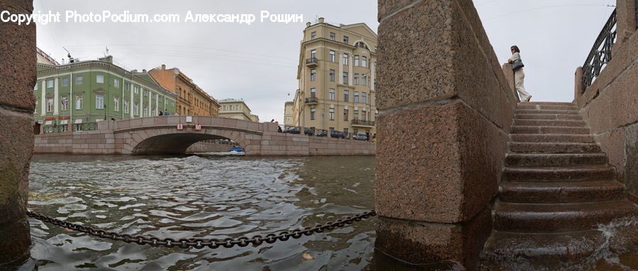 Canal, Outdoors, River, Water, Ancient Egypt, Castle, Fort