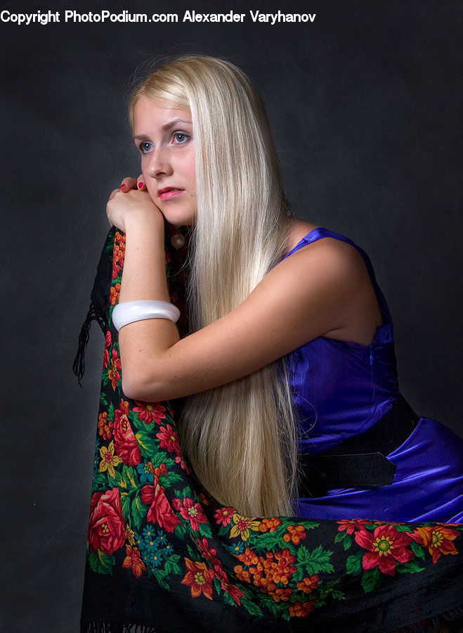 People, Person, Human, Blonde, Female, Woman, Bag
