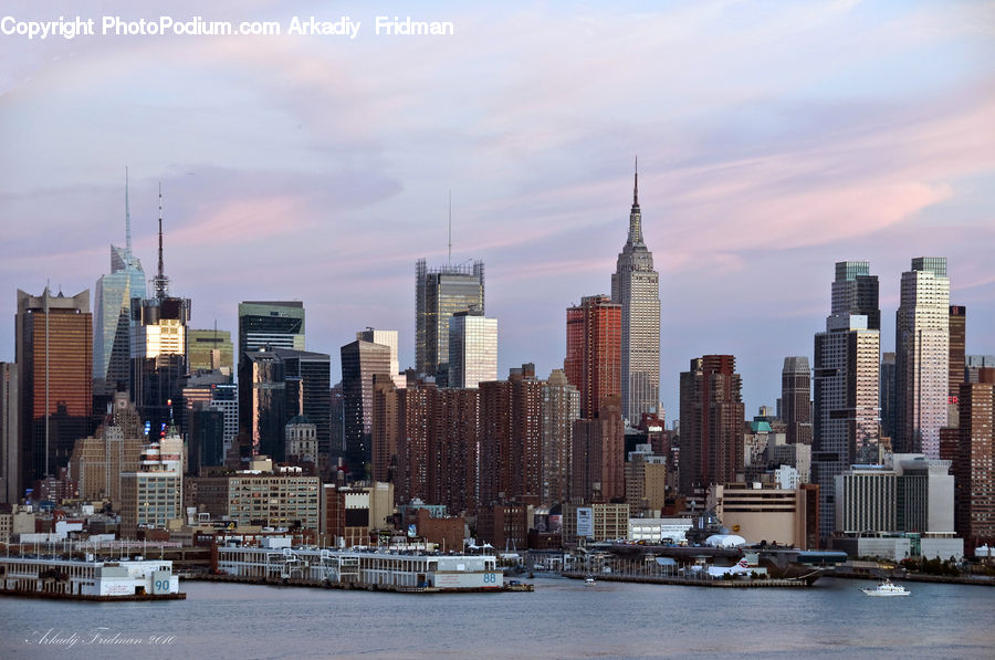 Cruise Ship, Ferry, Freighter, Ship, Tanker, Vessel, City