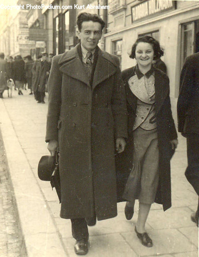 Human, People, Person, Coat, Overcoat, City, Downtown