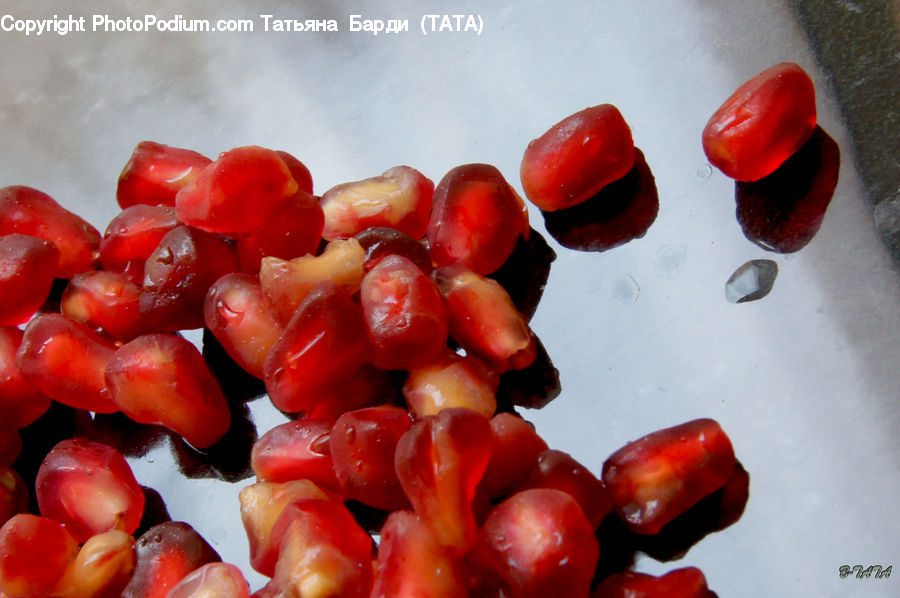 Fruit, Apple, Pomegranate, Bean, Produce, Vegetable, Cherry