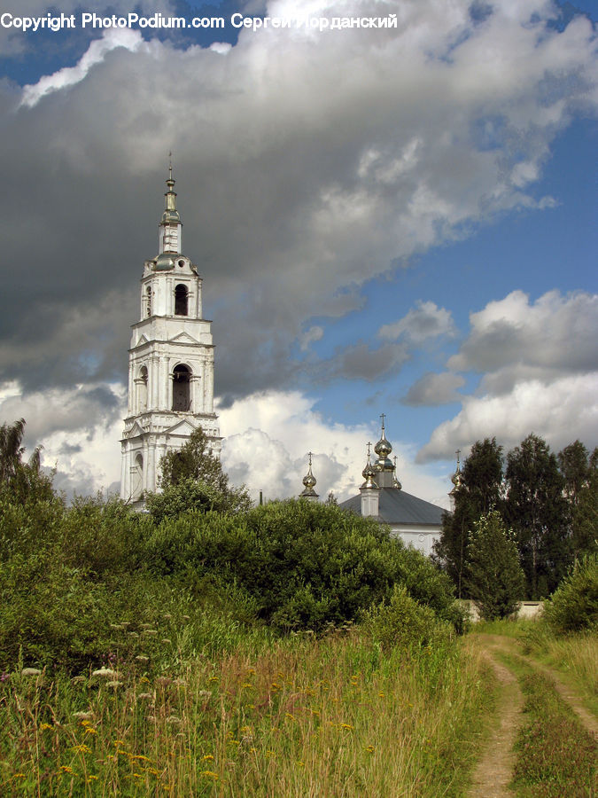 Architecture, Bell Tower, Clock Tower, Tower, Housing, Monastery, Landscape