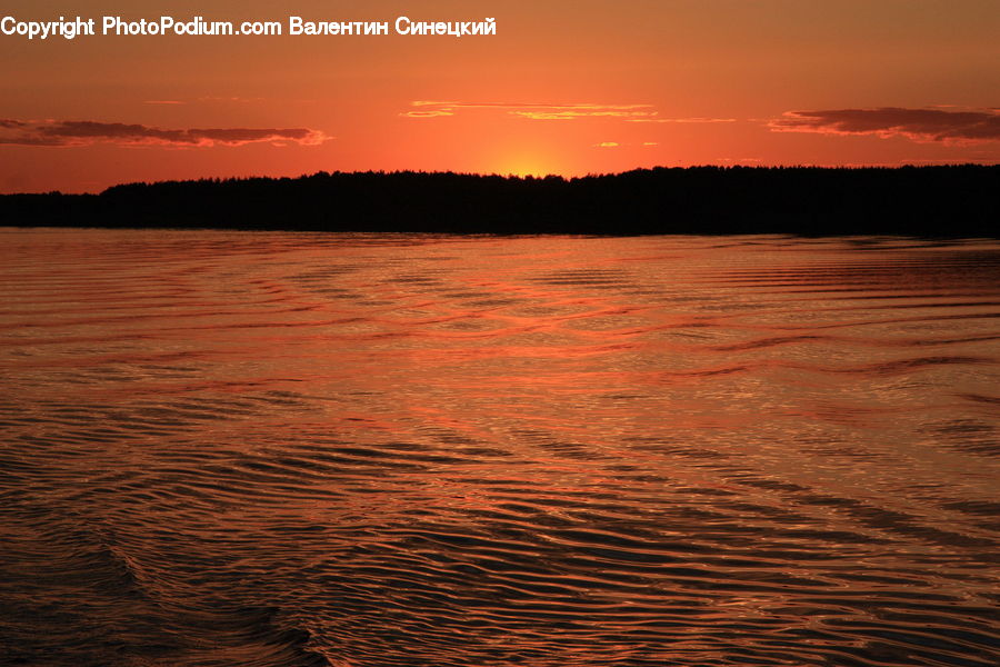 Dawn, Dusk, Red Sky, Sky, Sunrise, Sunset, Outdoors