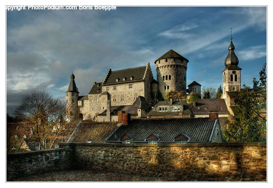 Architecture, Castle, Fort, Bell Tower, Clock Tower, Tower, Housing