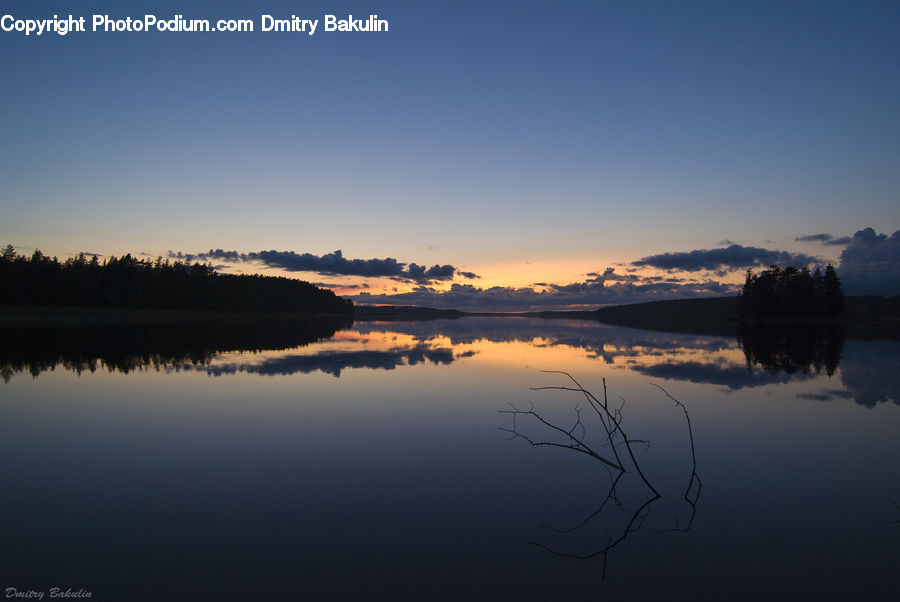 Dawn, Dusk, Sky, Sunrise, Sunset, Red Sky, Land