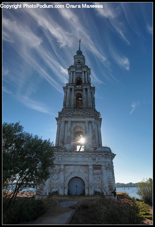 Architecture, Bell Tower, Clock Tower, Tower, Bunker, Alley, Alleyway