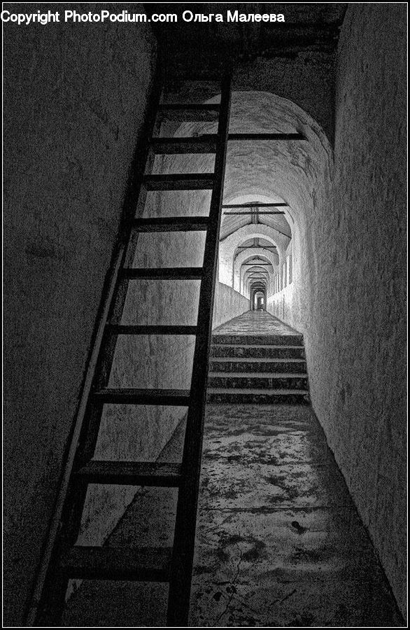 Banister, Handrail, Staircase, Brick, Alley, Alleyway, Road