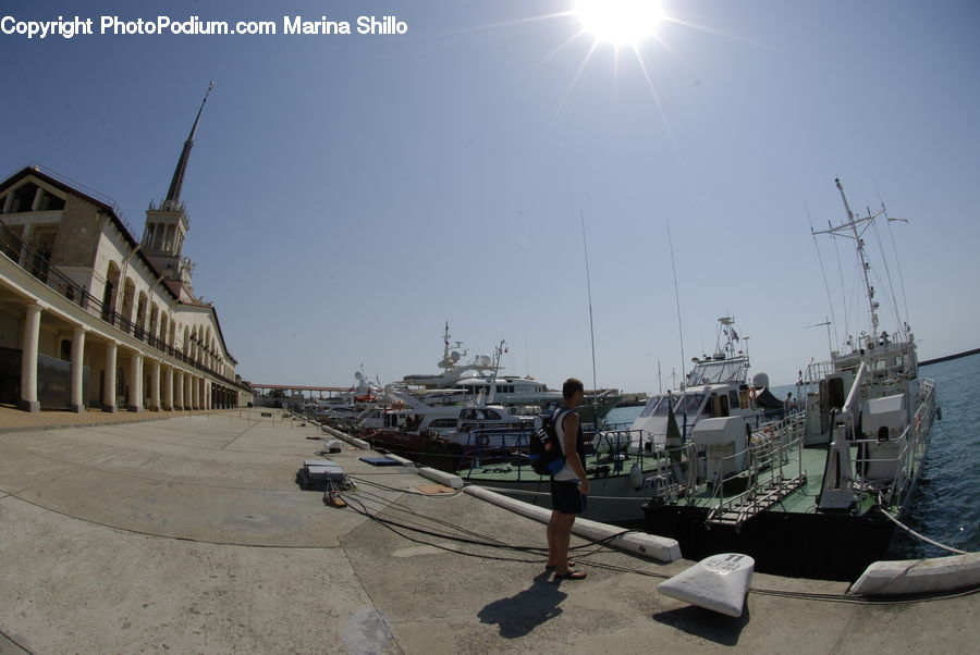 Boat, Yacht, Watercraft, Dock, Landing, Pier, Battleship