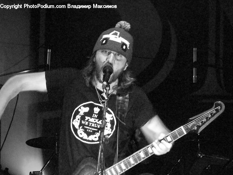 People, Person, Human, Beanie, Cap, Hat, Guitar