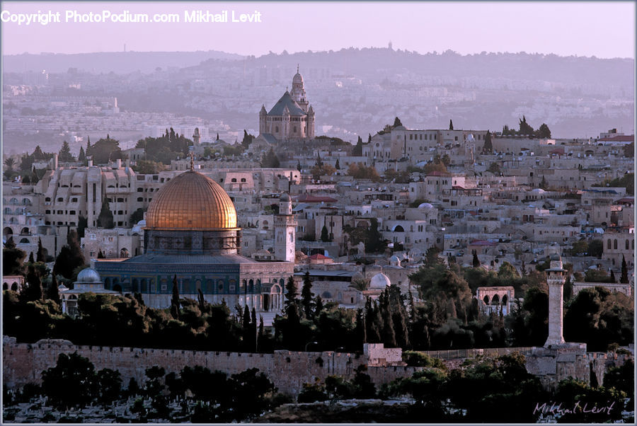 Architecture, Dome, Mosque, Worship, City, Downtown, Building
