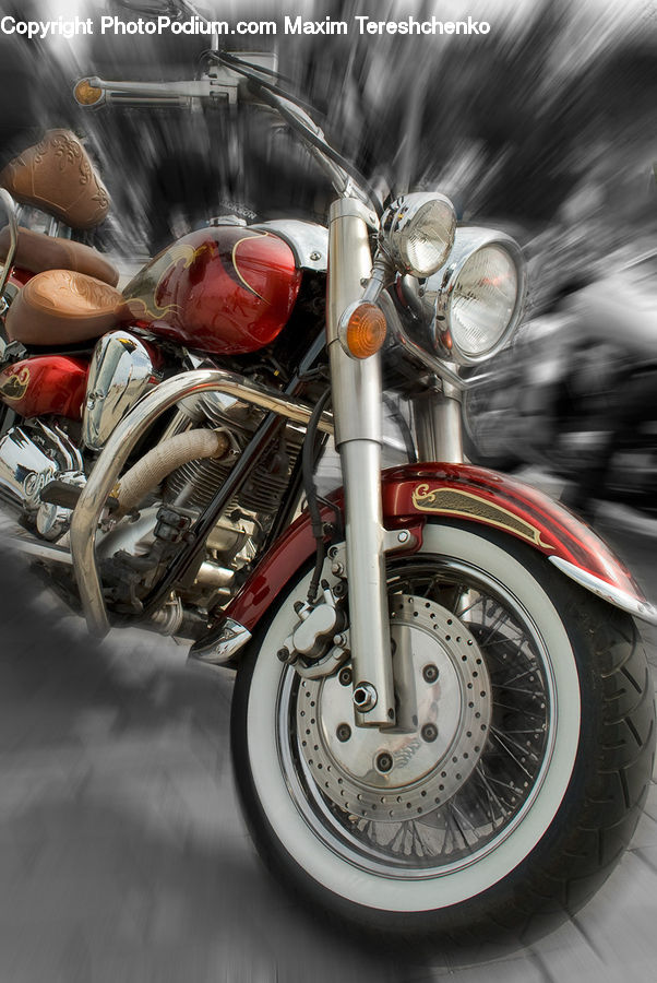 Motor, Motorcycle, Vehicle, Brake, Tire, Coil, Rotor