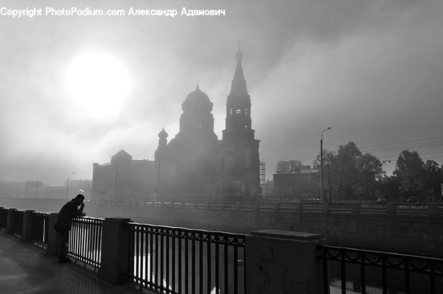 Fog, Pollution, Smog, Smoke, Architecture, Spire, Steeple