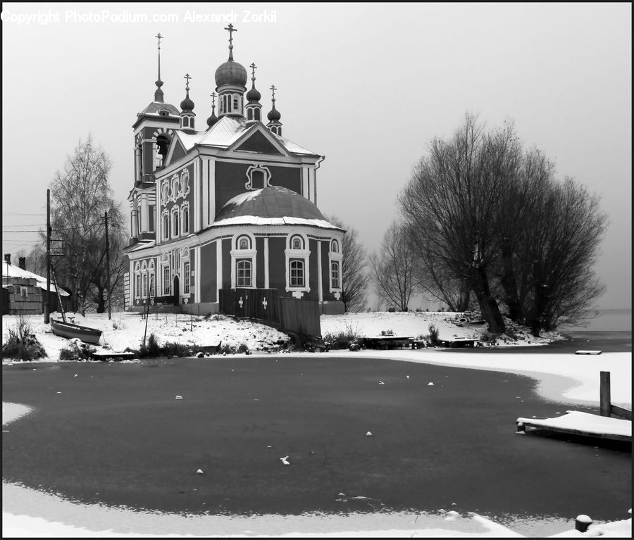 Architecture, Church, Worship, Building, Housing, Villa, Court