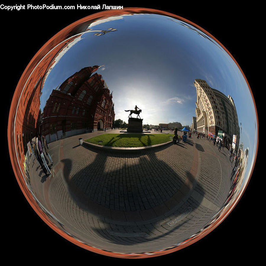 Sphere, Emblem, Logo, Architecture, Dome, Fountain, Water