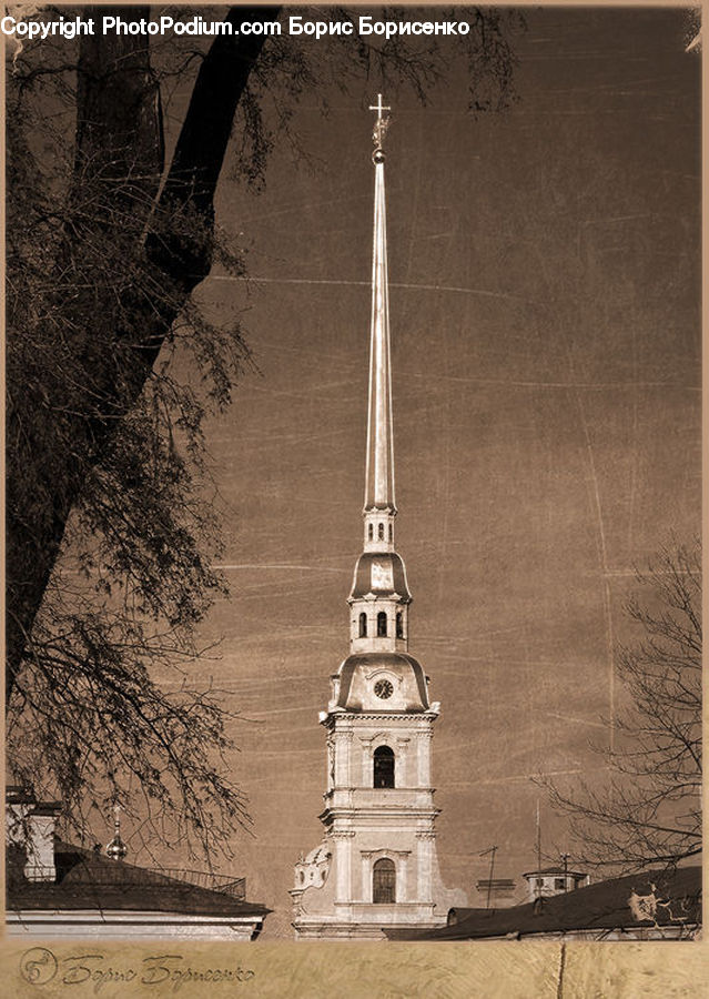 Architecture, Bell Tower, Clock Tower, Tower, Spire, Steeple, Church