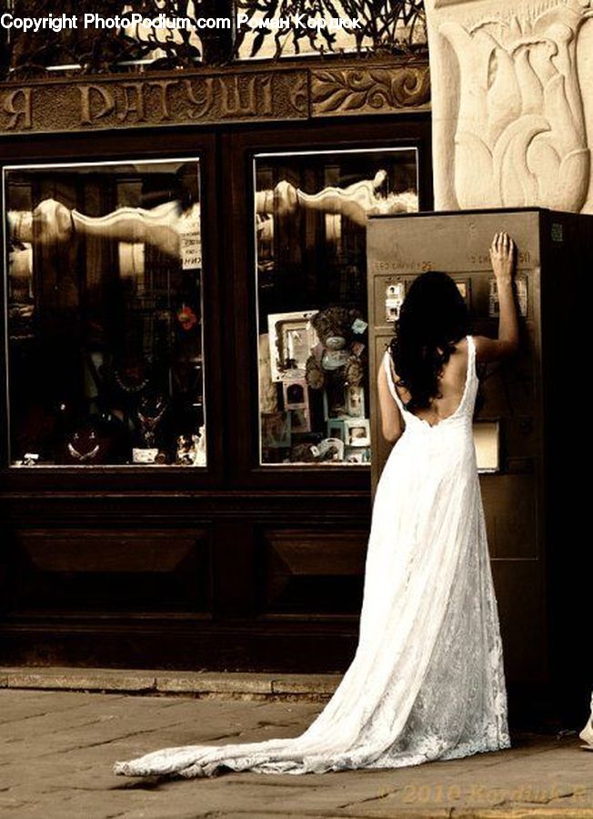 People, Person, Human, Bride, Gown, Wedding, Shop