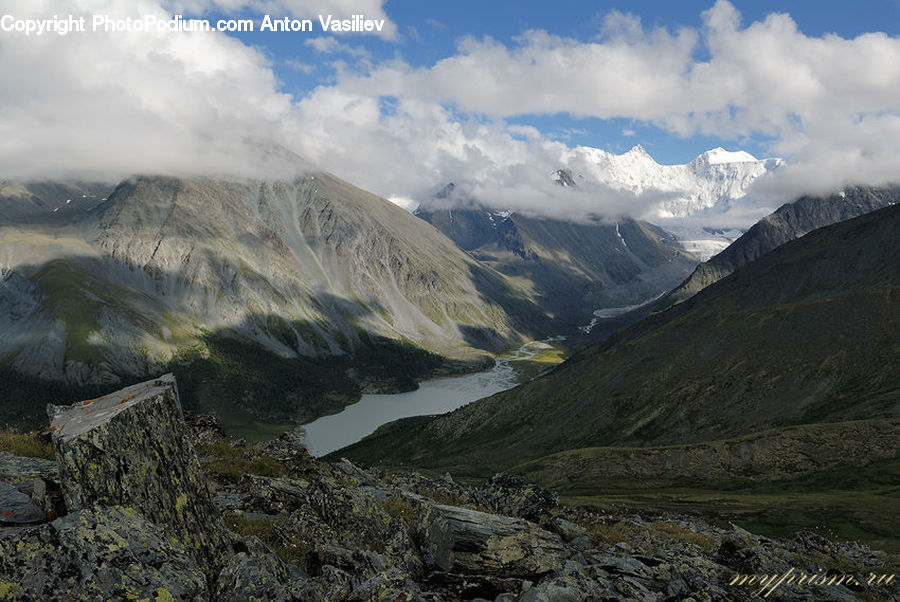 Arctic, Glacier, Ice, Mountain, Outdoors, Snow, Crest